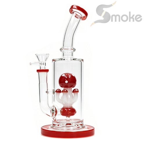 Red 10in glass - 10in,